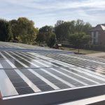 Préau photovoltaïque de 9kWc - Septembre 2018 - Saint-Brice-Courcelles 51